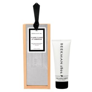 Ylang Ylang & Tuberose Hand Cream 3.4 oz in Wood Gift Box by Beekman 1802