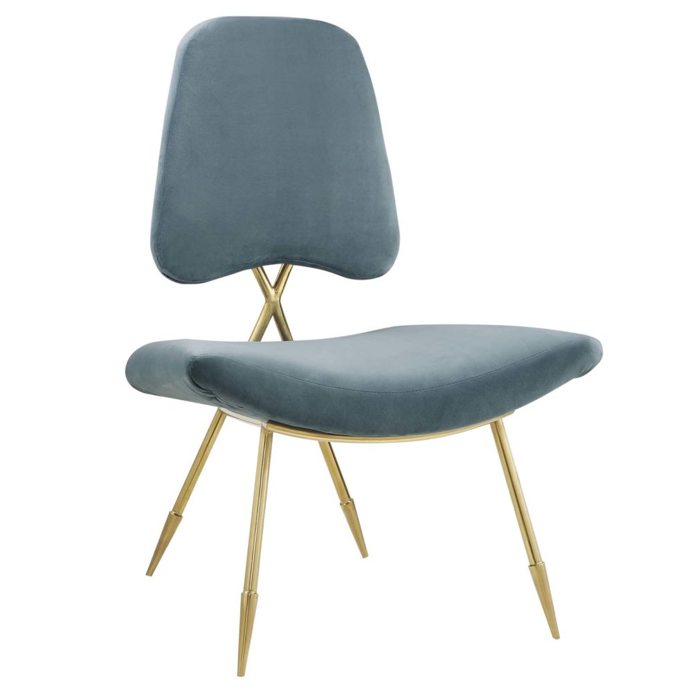 Ponder Upholstered Lounge Chair in Sea by Modway - Image 2