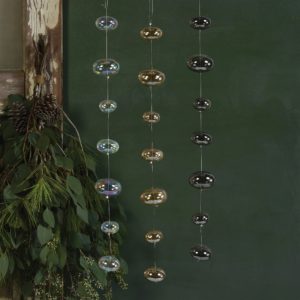 Glass Ball Strands Set of 2 by HomArt