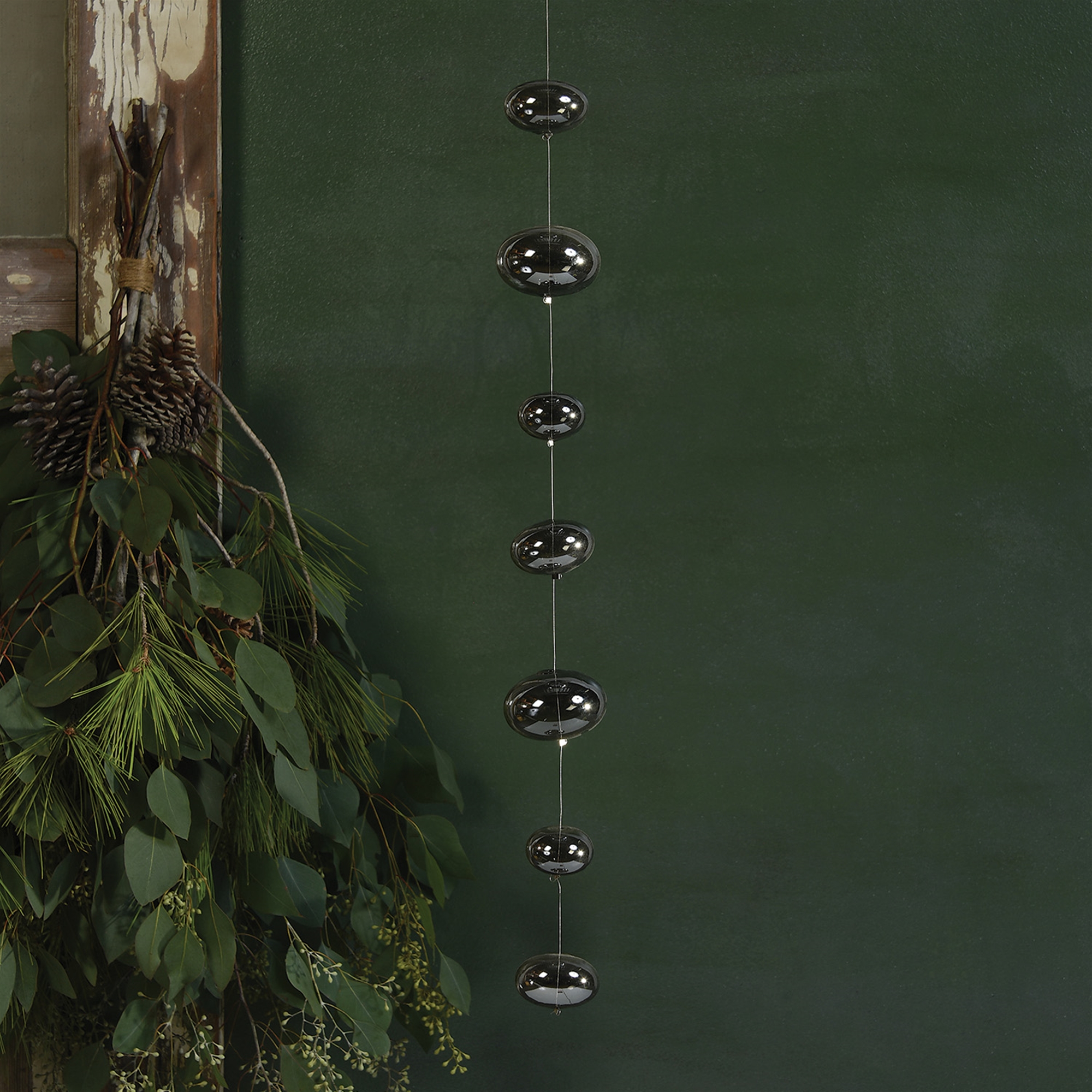 Glass Ball Strands Set of 2 by HomArt - Image 6