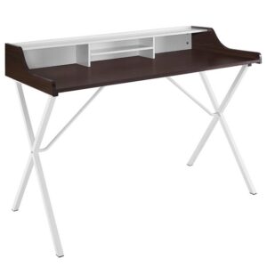 Bin Office Desk in Cherry by Modway