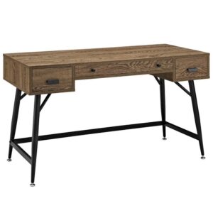 Surplus Office Desk in Walnut by Modway