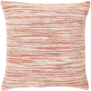 Dark Red and Terracotta Zuma Pillow by Livabliss