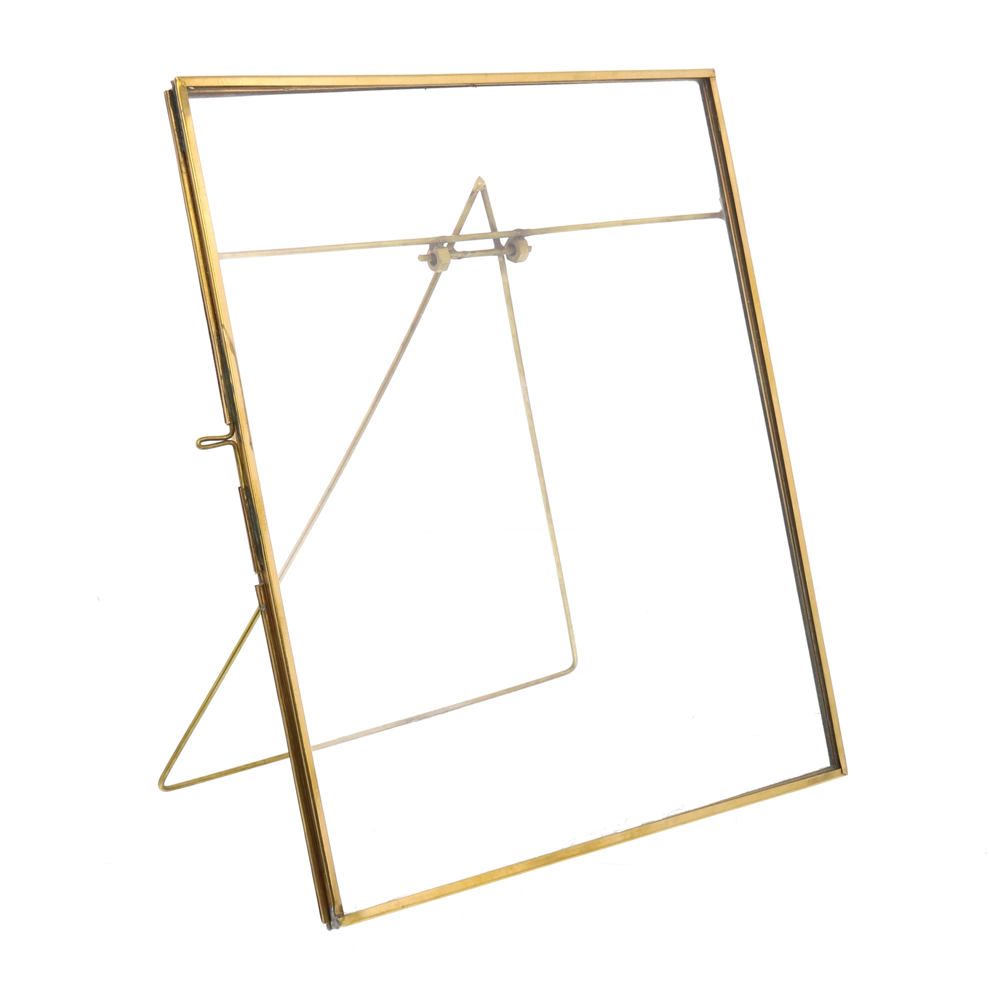 Monroe Vertical Brass Easel Frame by HomArt Seven Colonial