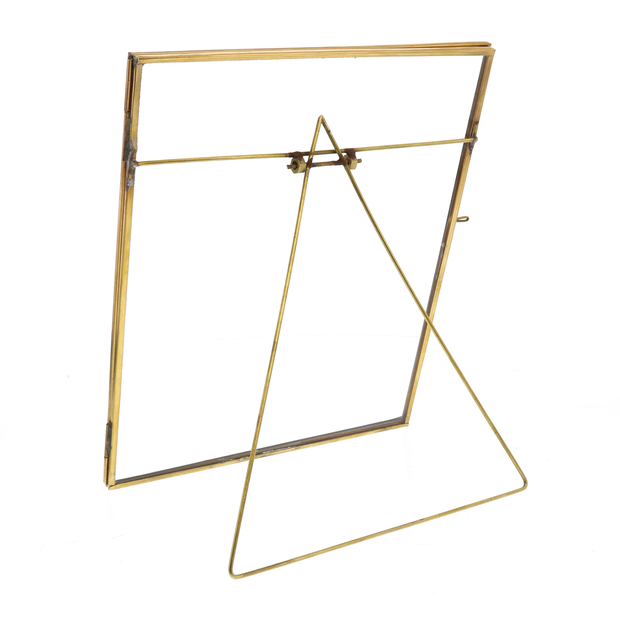 Monroe Vertical Brass Easel Frame by HomArt Seven Colonial