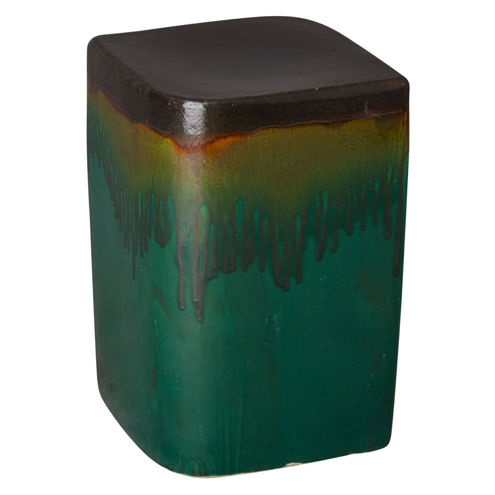 Tall Aero Garden Stool Table With A Green Clove Glaze Seven Colonial