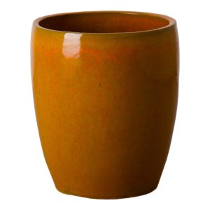 Medium Orange Bullett Planter by Emissary