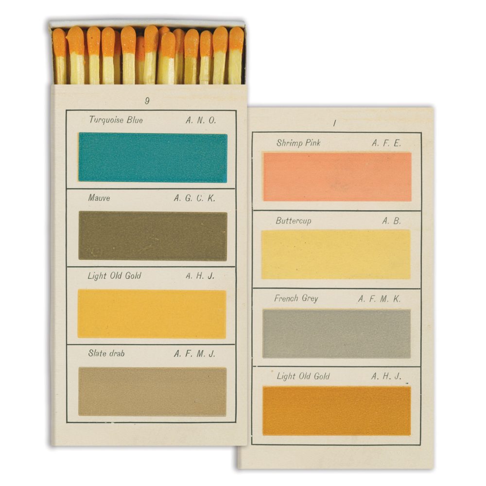 Painters Handbook Matches Set of 6 by HomArt