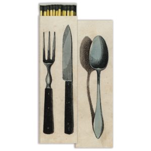 Extra Long Silverware Matches Set of 4 by HomArt