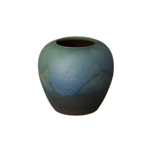 Wide Vase with a Verdigris Glaze by Emissary