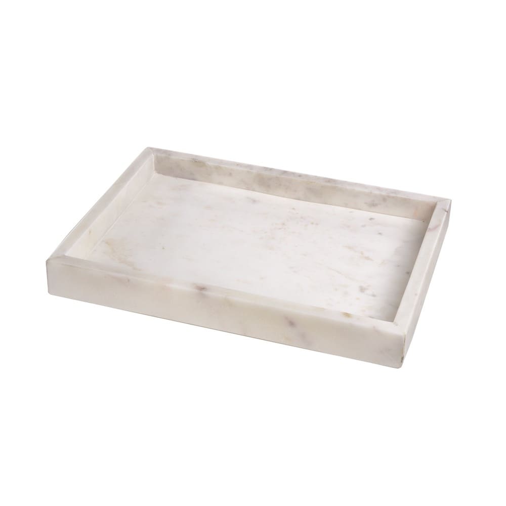 White Wooden Tray, 14x10