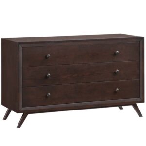 Tracy Wood Dresser in Cappuccino by Modway