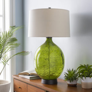 Green Lulu Table Lamp by Livabliss