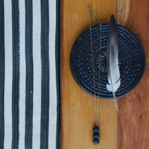 Nevis Lava Capsule Pendant by Ora Ten