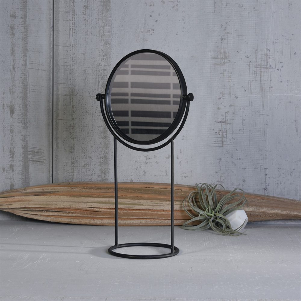 Archer Round Swiveling Mirror by HomArt