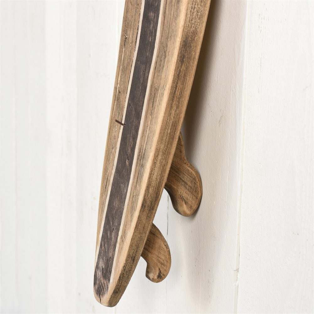 Wood Surfboards Wall Decor Set of 3 by HomArt - Image 2