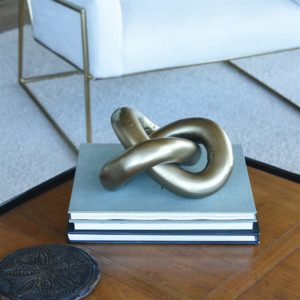 Brass Infinity Knot by HomArt