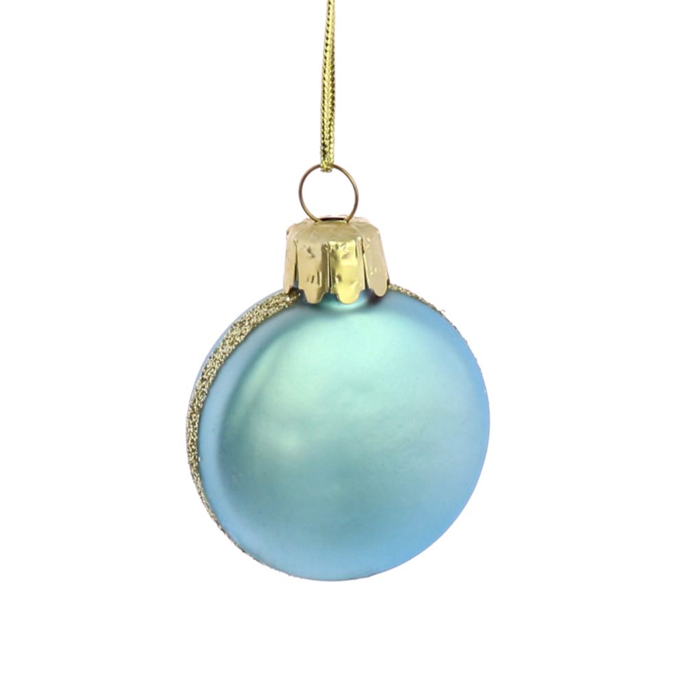Glass Macaroon Ornaments Set of 10 by HomArt - Image 5