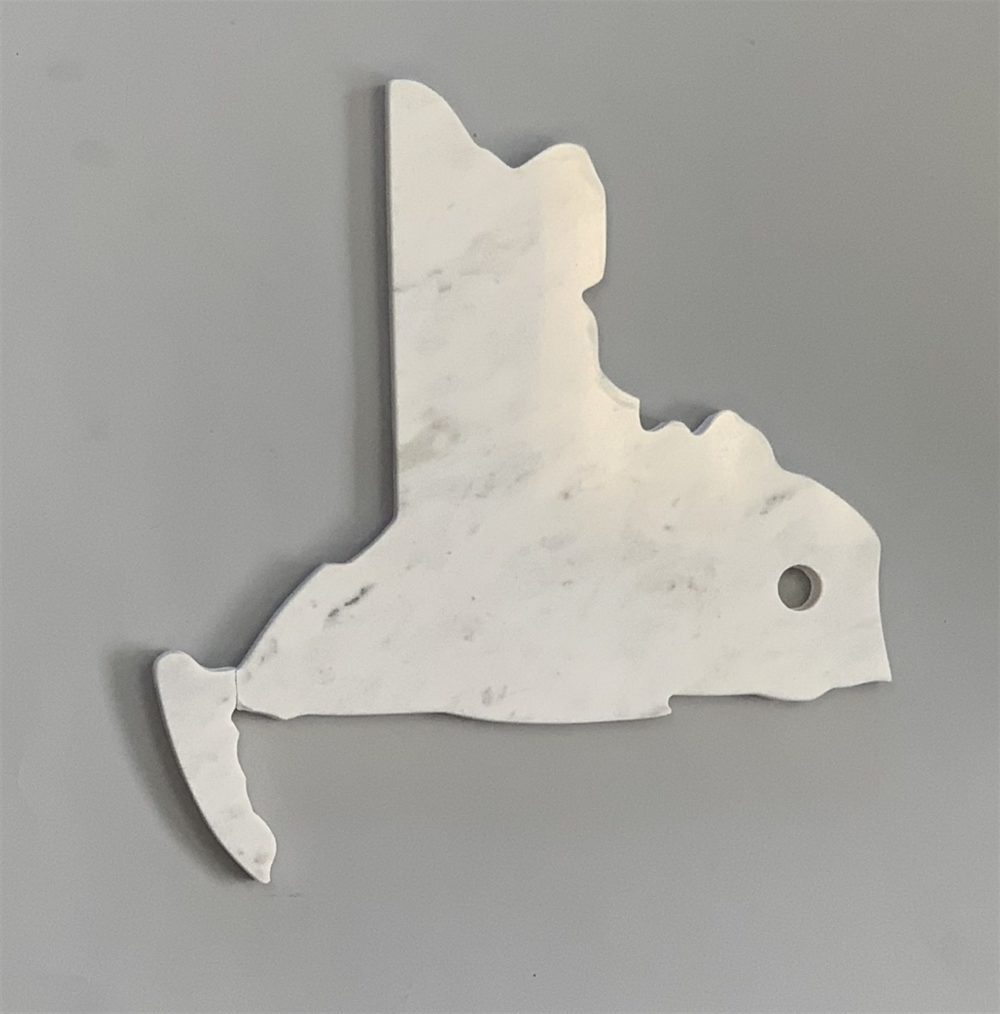 Large Polished Marble New York Cutting Board by BIDKhome