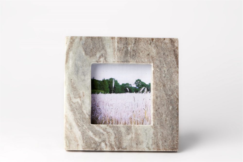 Brown Galaxy Marble Frame for 3.5"x3.5" Photo by BIDKhome