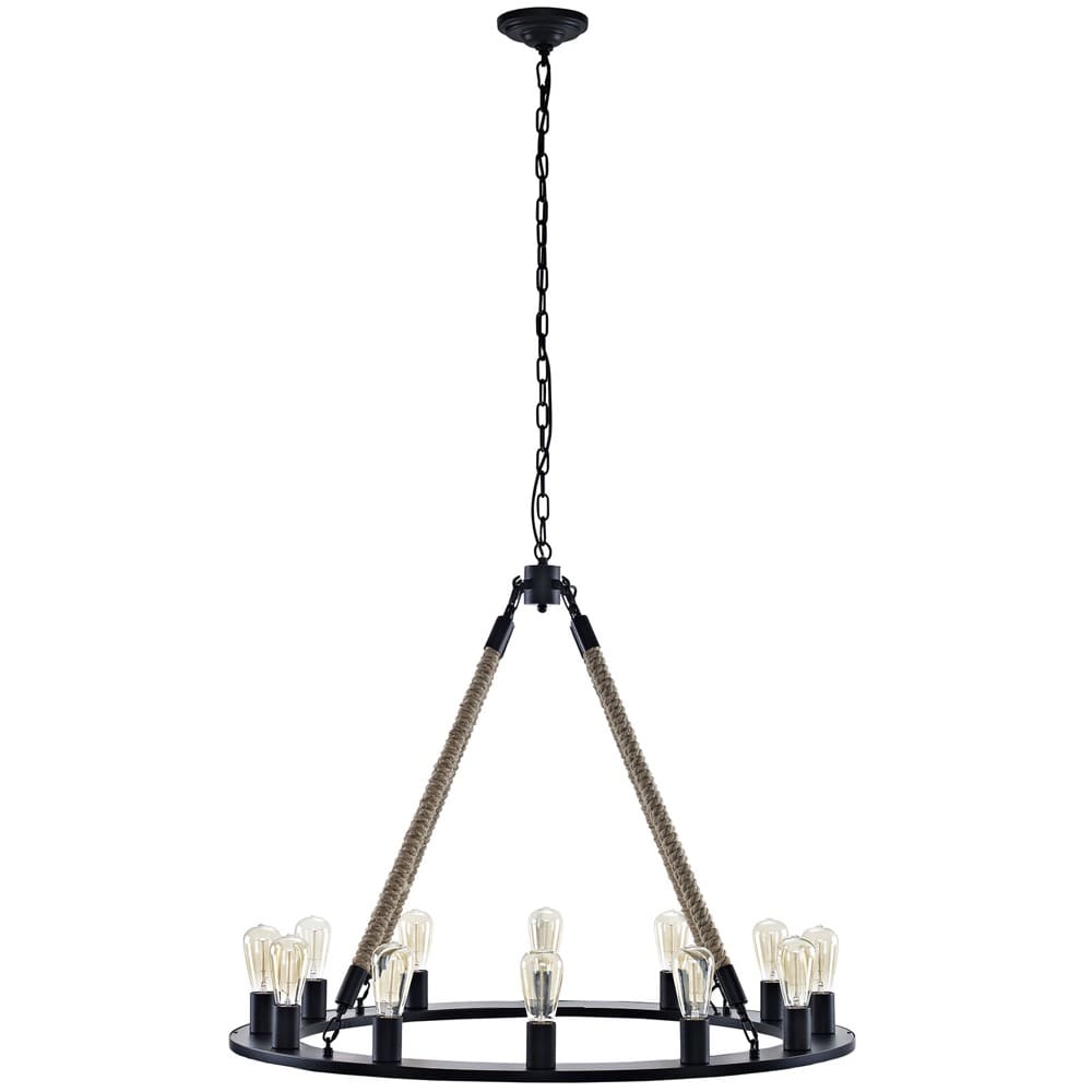 Encircle Chandelier in Brown by Modway - Image 3