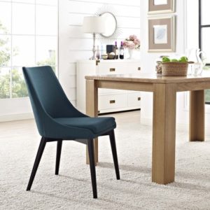 Viscount Fabric Dining Chair in Azure by Modway