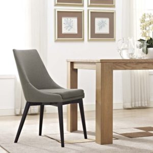 Viscount Fabric Dining Chair in Granite by Modway