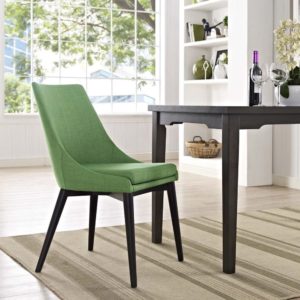 Viscount Fabric Dining Chair in Kelly Green by Modway