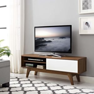 Envision 48” TV Stand in Walnut White by Modway