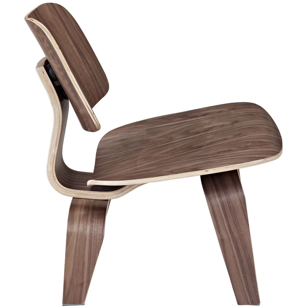 Fathom Wood Lounge Chair in Walnut by Modway - Image 2