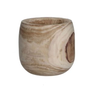 Light Brown Pia Pot 9.45"d by Edelman