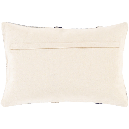 Navy and Beige Cascada Pillow by Livabliss - Image 2