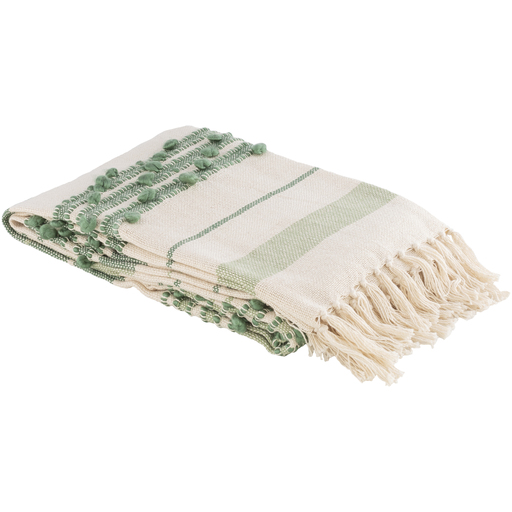 Mint and Cream Yemaya Throw by Livabliss - Image 3