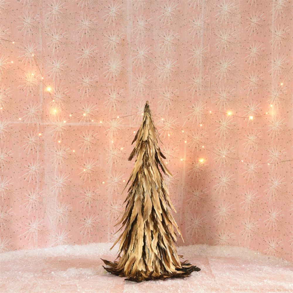 Gold Luster Feather Trees by HomArt - Image 3