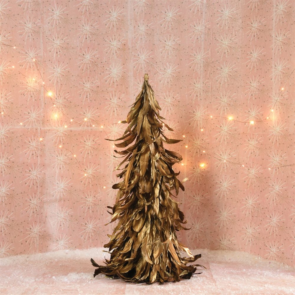 Gold Luster Feather Trees by HomArt - Image 4