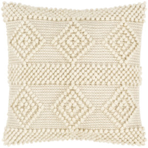 White Hygge Pillow by Livabliss