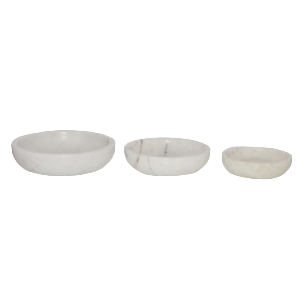 Mercer Marble Bowls Set of 3 by HomArt - Image 2