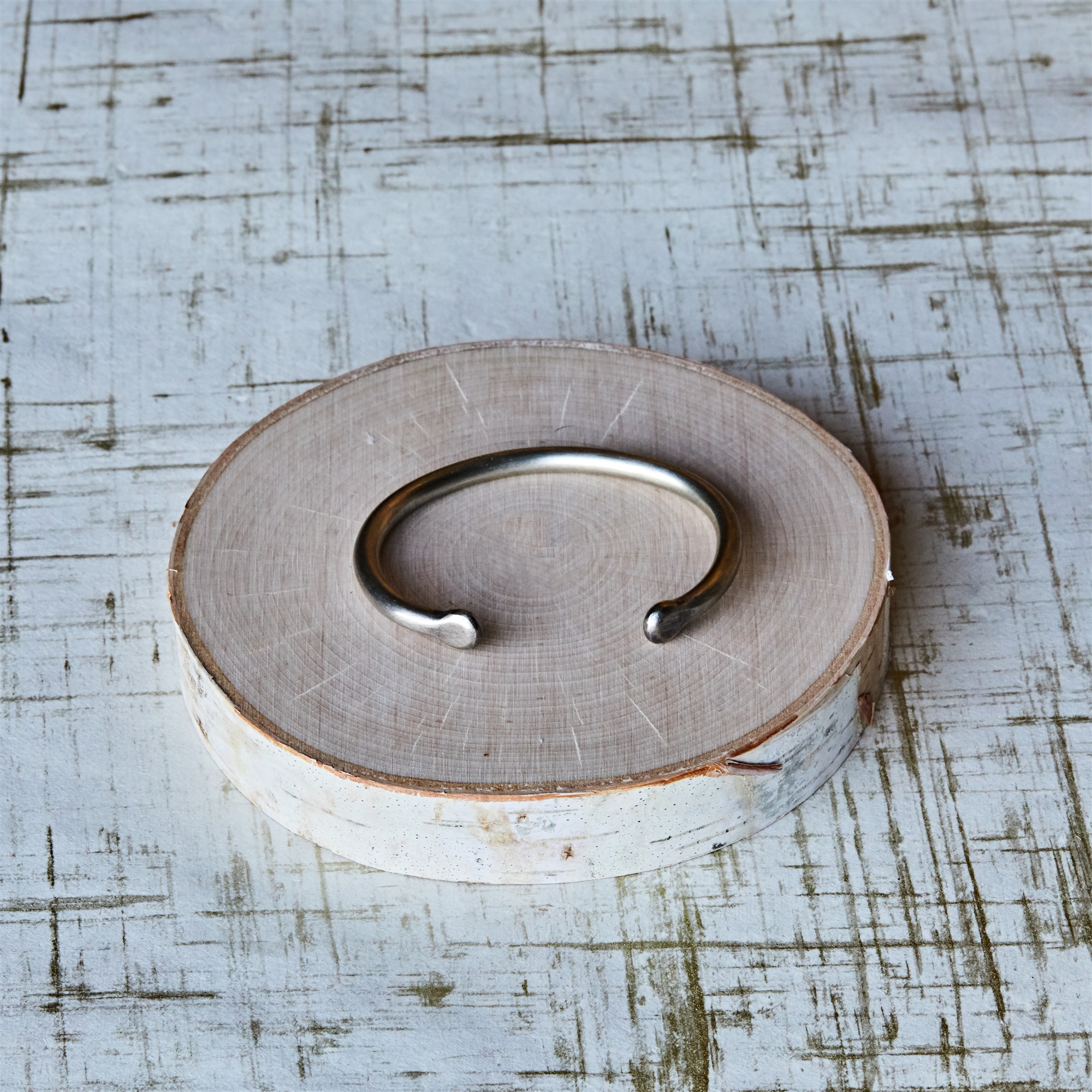 Small Classic Silver Bracelet by Ora Ten