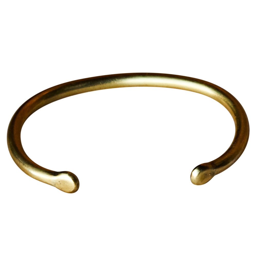 Large Classic Brass Bracelet by Ora Ten - Image 2