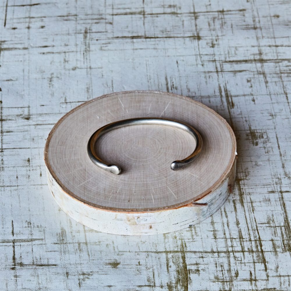 Large Classic Silver Bracelet by Ora Ten