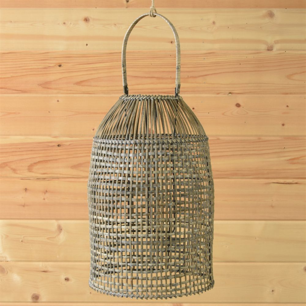 Cayman Rattan Lantern by HomArt - Image 2