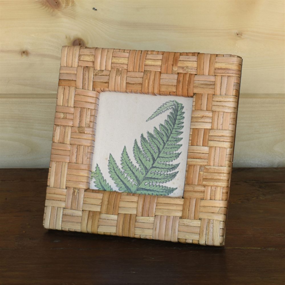 Cayman 4" x 4" Rattan Frame by HomArt