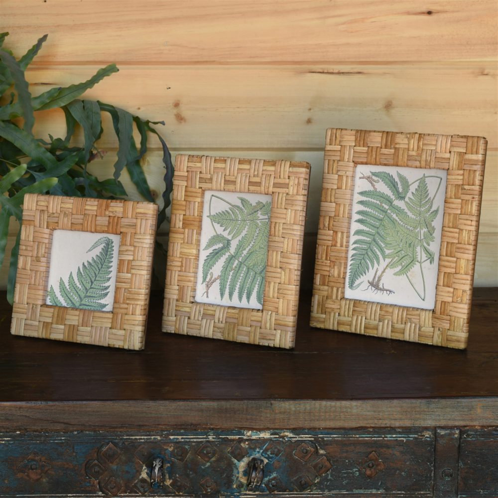 Cayman 4" x 4" Rattan Frame by HomArt - Image 2