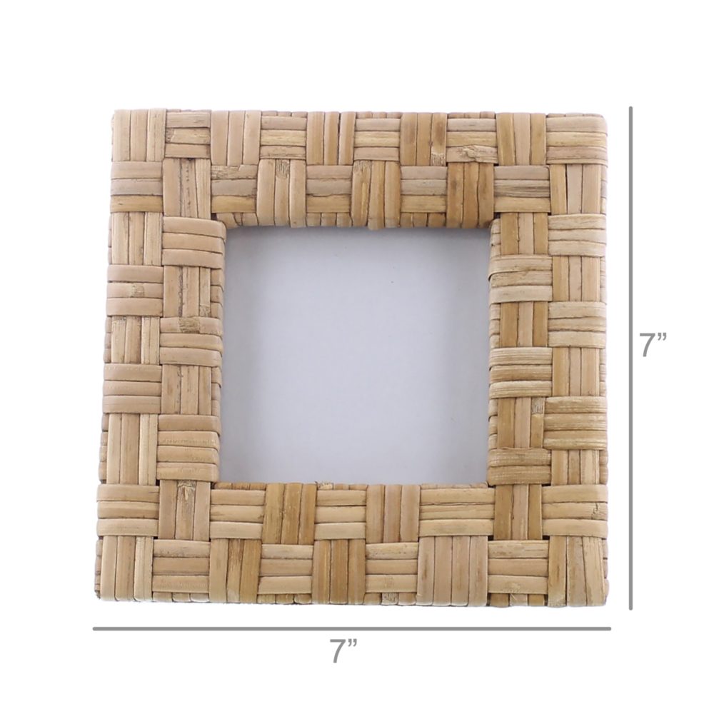 Cayman 4" x 4" Rattan Frame by HomArt - Image 3