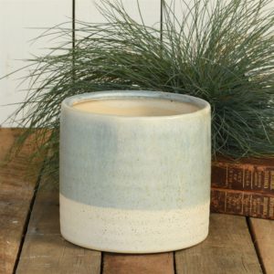 Large Light Blue Isle Cachepot by HomArt