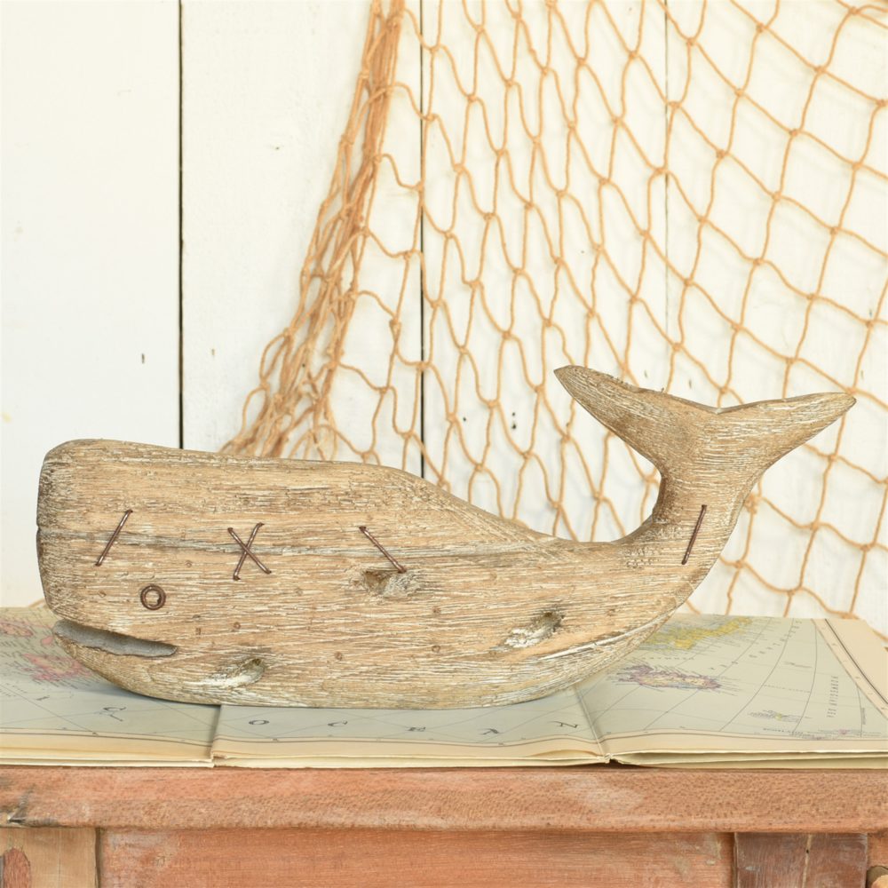 Small Kiri Wood Sperm Whale by HomArt