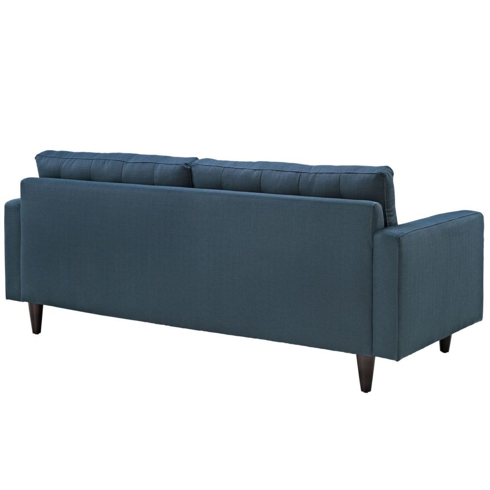 Empress Upholstered Fabric Sofa in Azure by Modway - Image 4