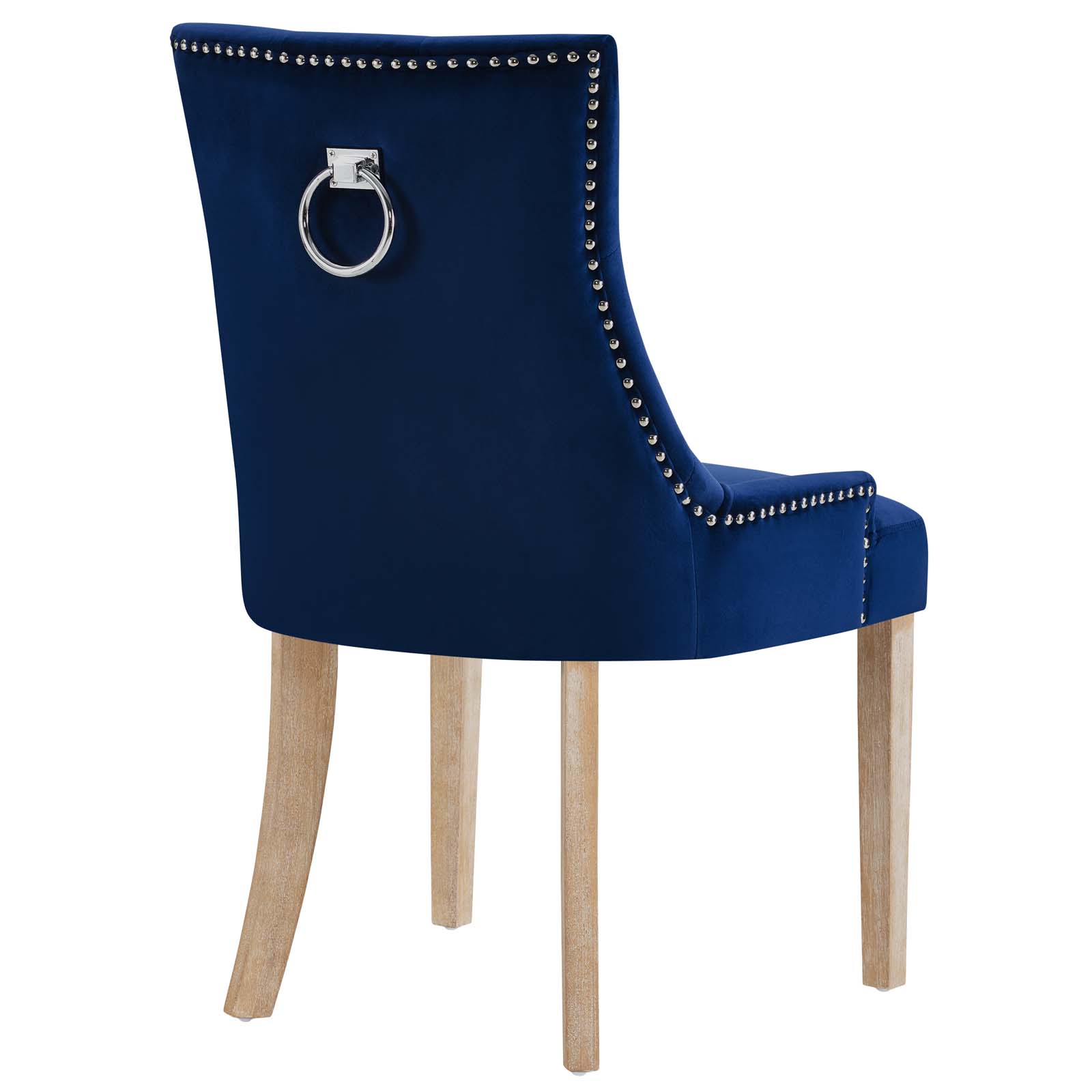 Pose Performance Velvet Dining Chair in Navy by Modway - Image 4