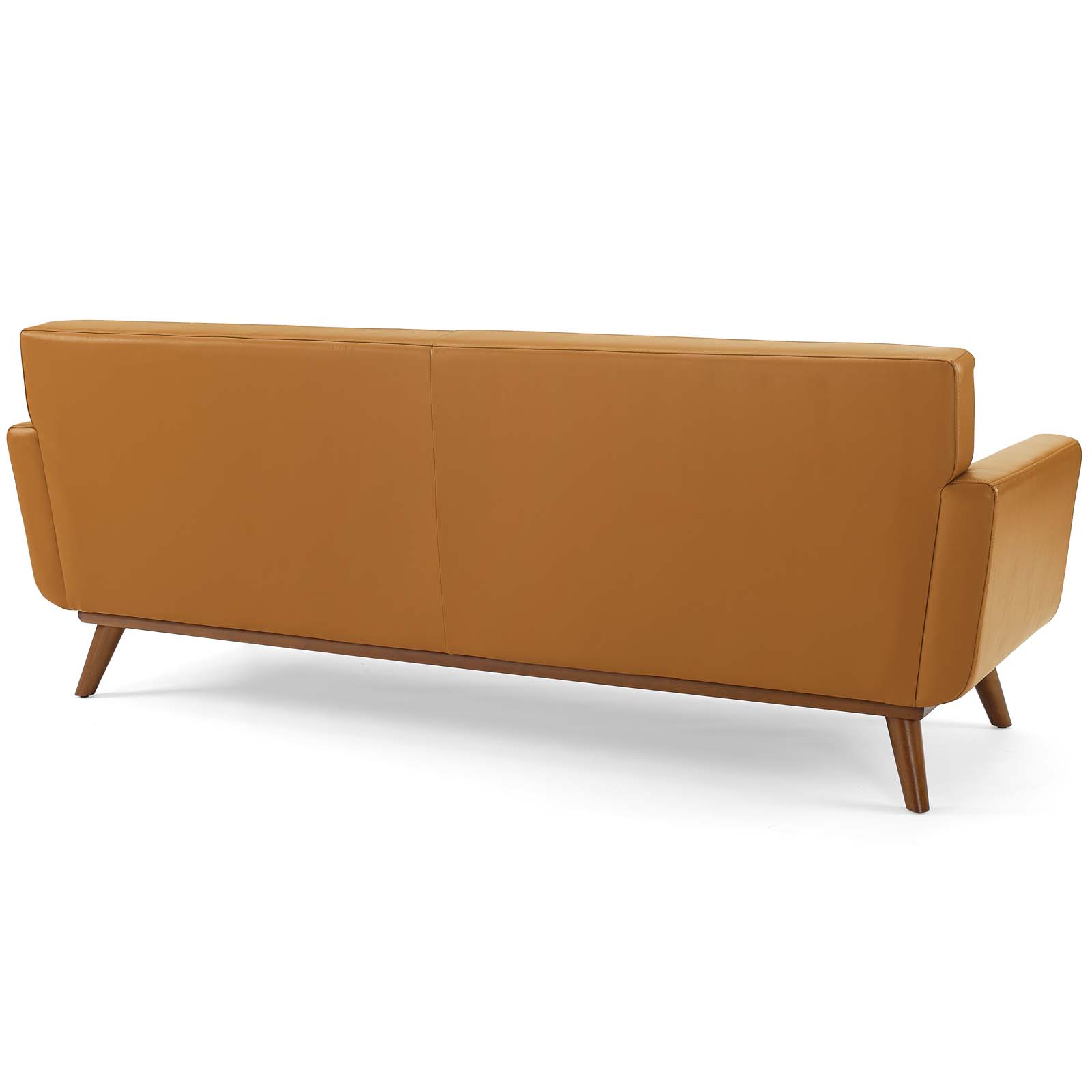 Engage TopGrain Leather Living Room Lounge Sofa in Tan by Modway