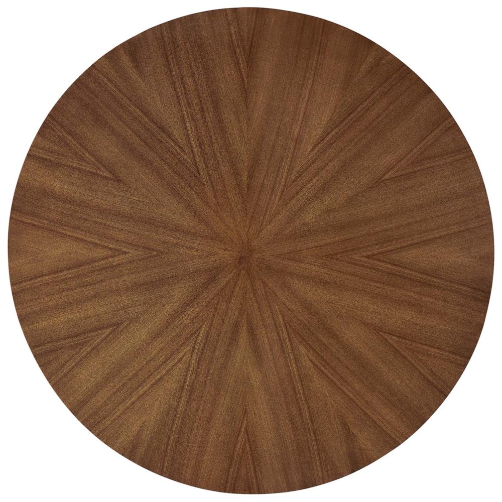 Crossroads 47" Round Wood Dining Table in Walnut by Modway - Image 3
